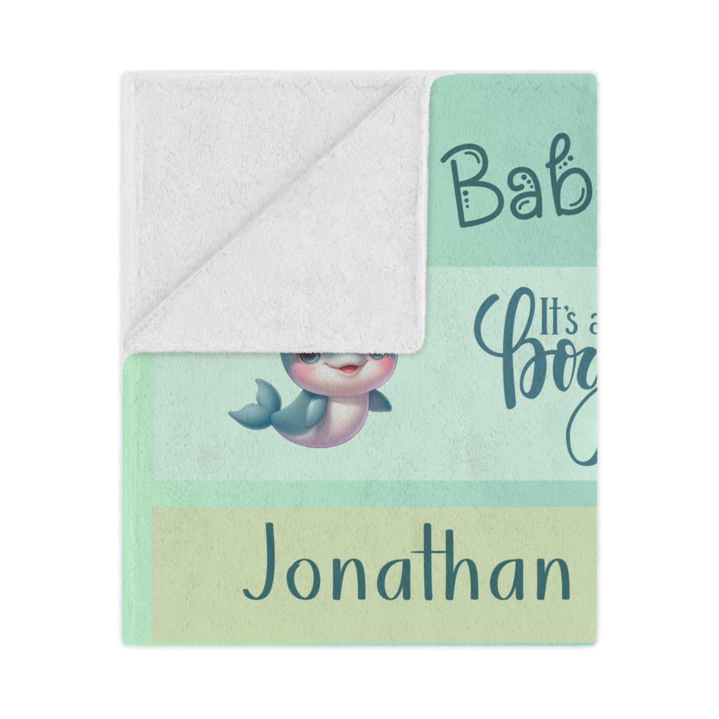 ''Fairy Wishes'' Baby Boy Minky Blanket