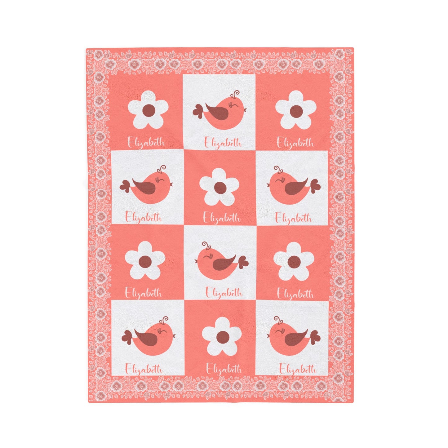 ''Lace Pattern''  Baby Blanket