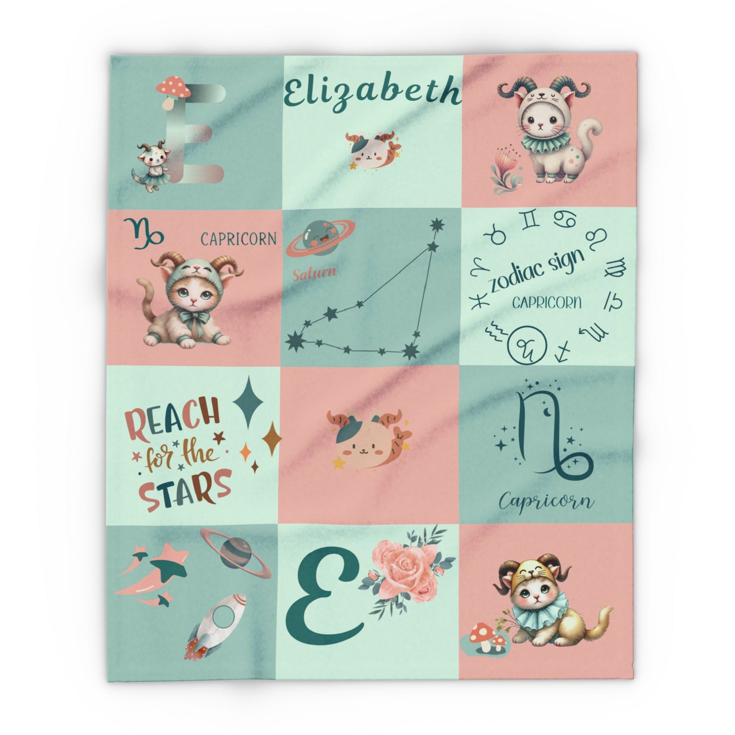 Zodiac Capricorn Girl Blanket