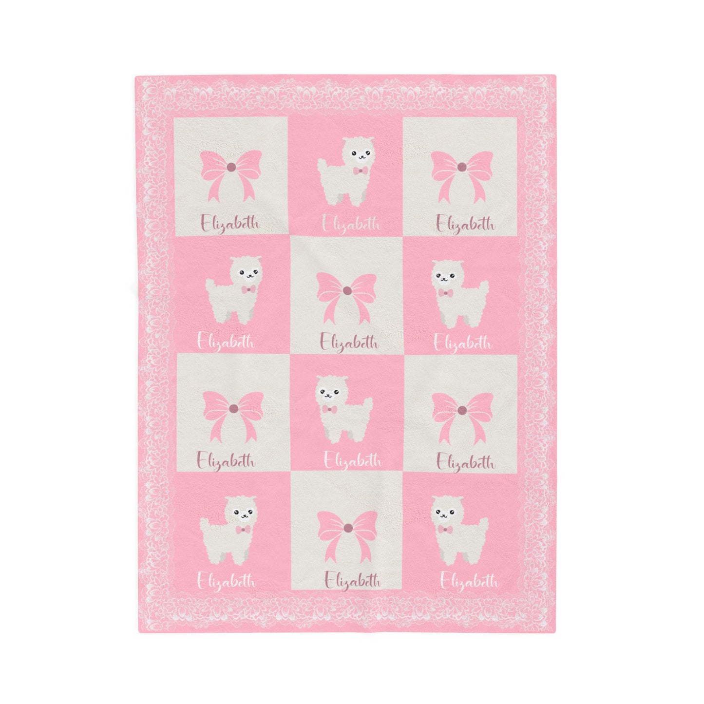 ''Lace Pattern'' Baby Blanket