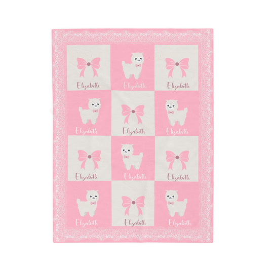 ''Lace Pattern'' Baby Blanket