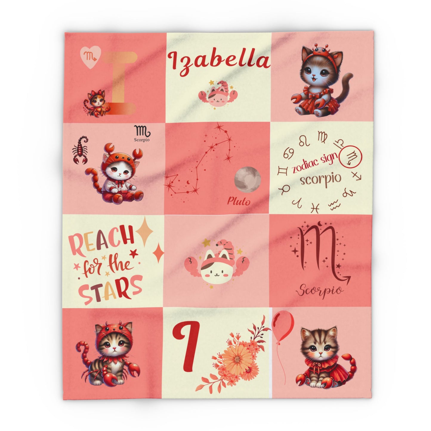 Zodiac Scorpio Girl Blanket