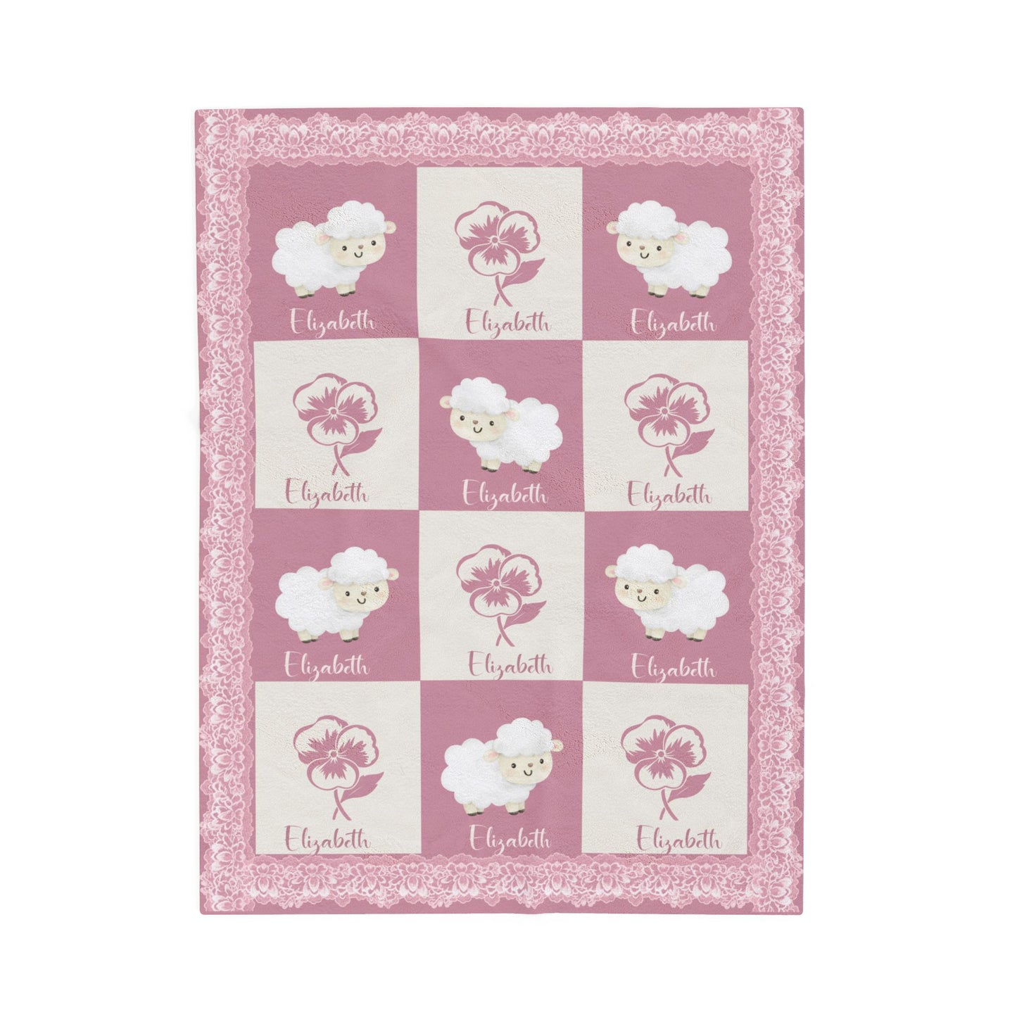 ''Lace Pattern''  Baby Blanket