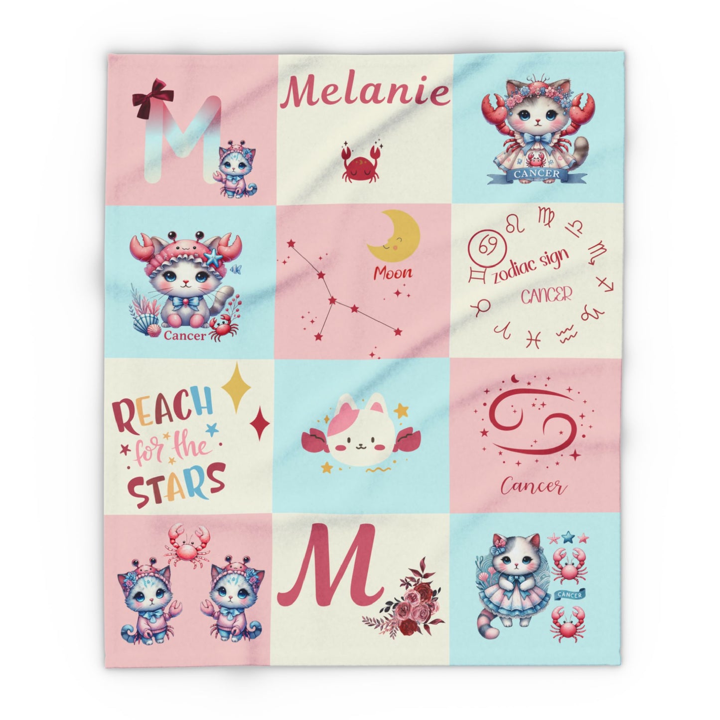 Zodiac Cancer Girl Blanket