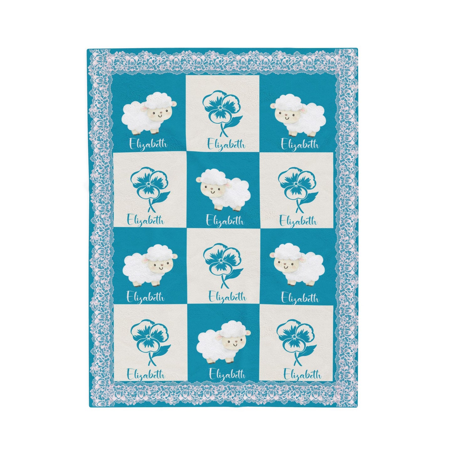 ''Lace Pattern''  Baby Blanket