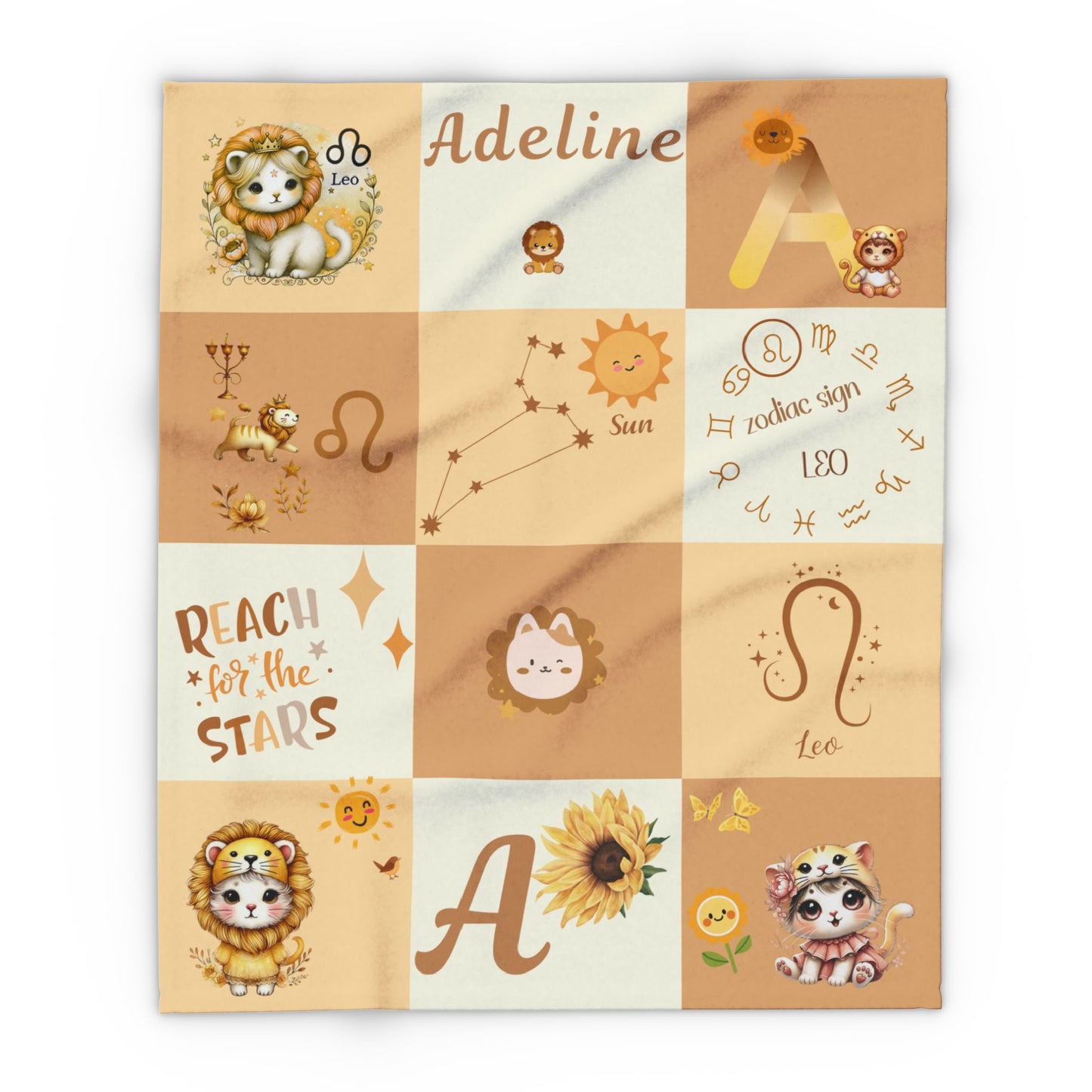 Zodiac Leo Girl Blanket