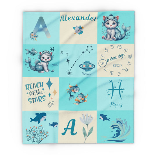 Zodiac Pisces Boy Blsnket