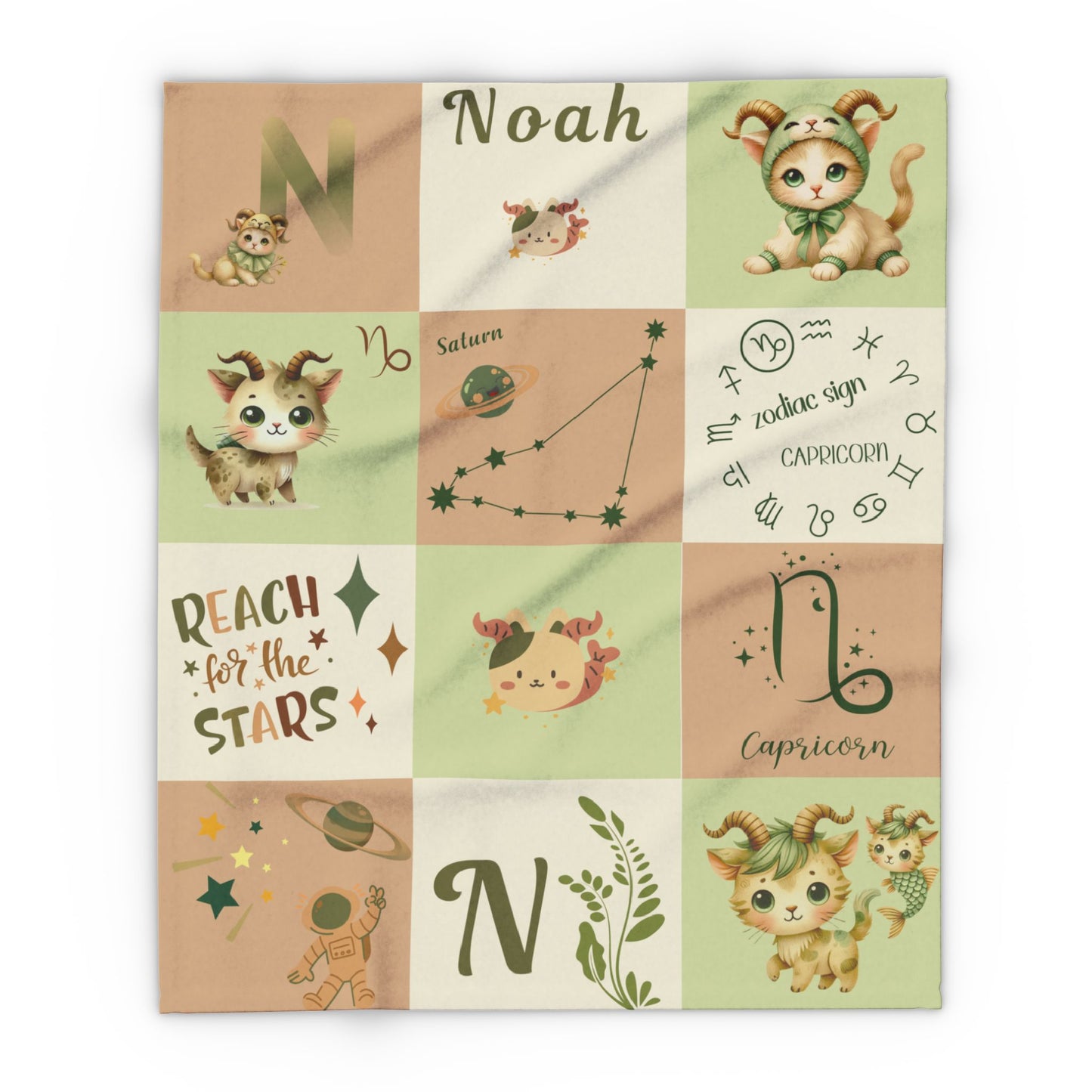 Zodiac Capricorn Boy Blanket