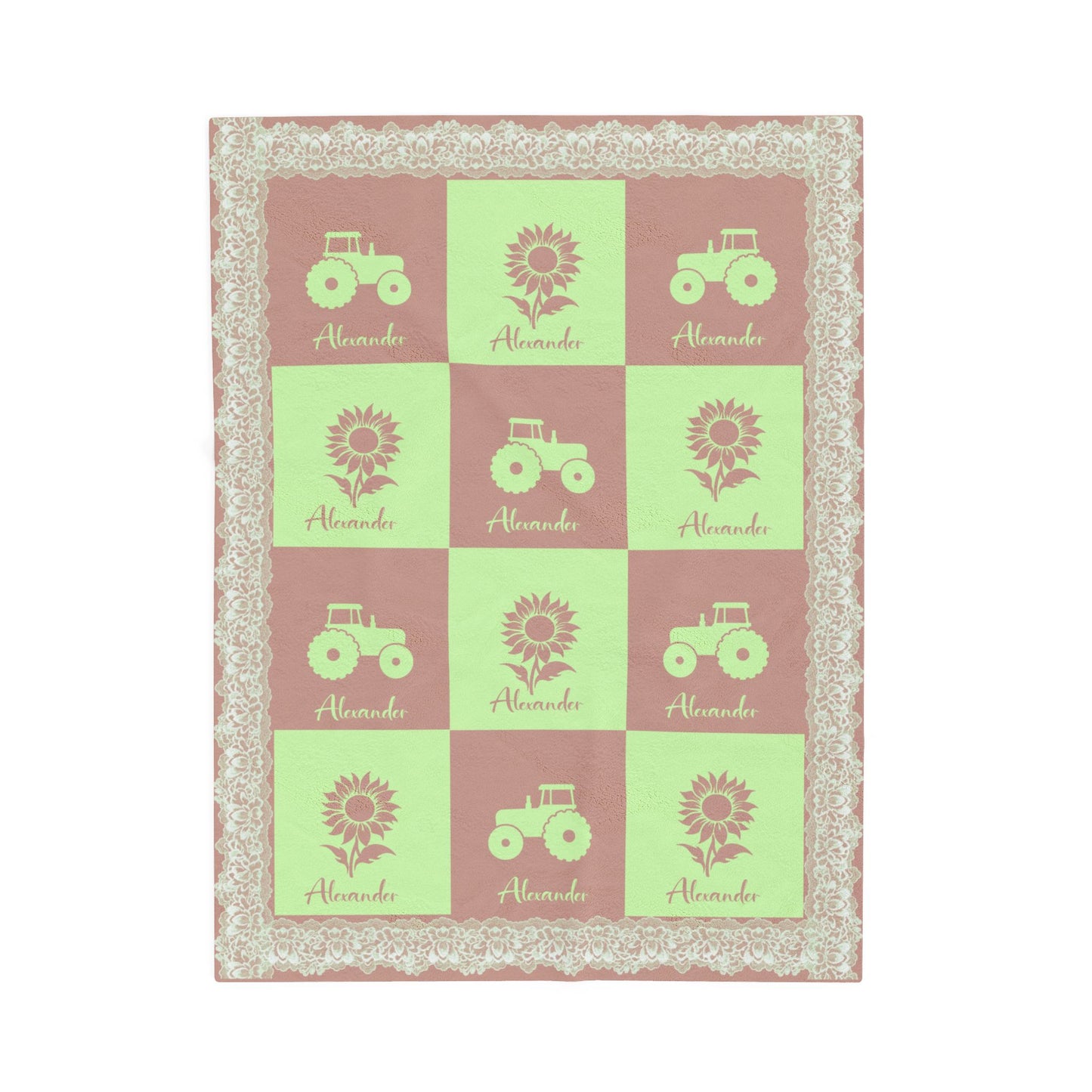 ''Lace Pattern''  Baby Blanket