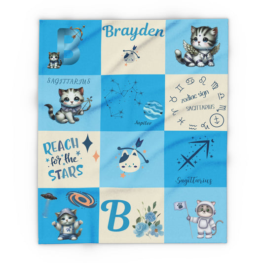 Zodiac Sagittarius Boy Blanket
