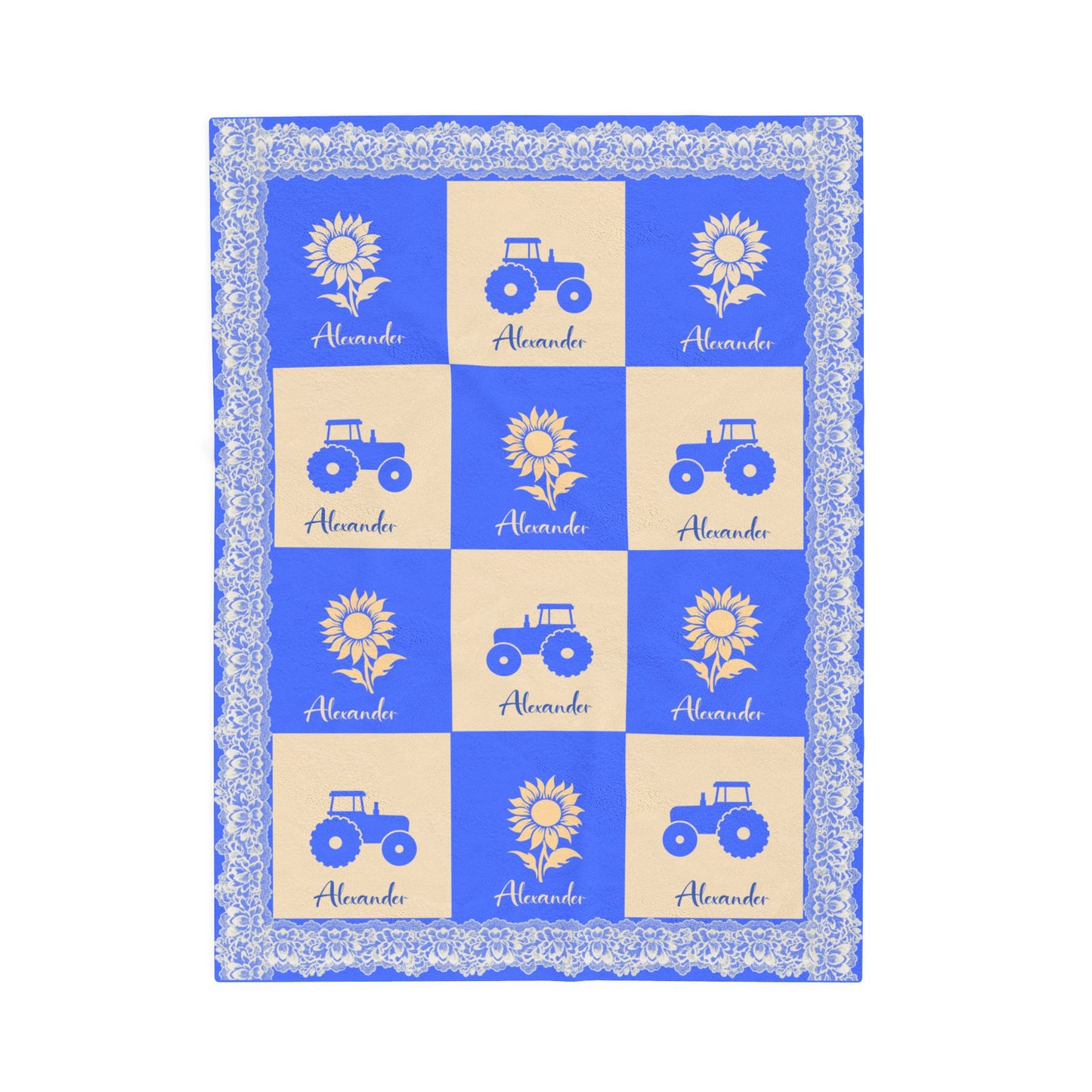 ''Lace Pattern''  Baby Blanket