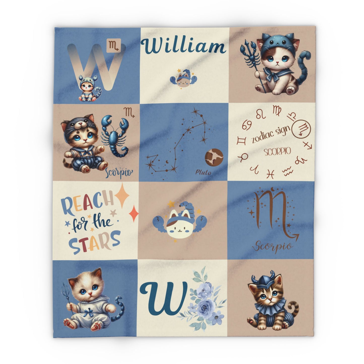 Zodiac Scorpio Boy Blanket