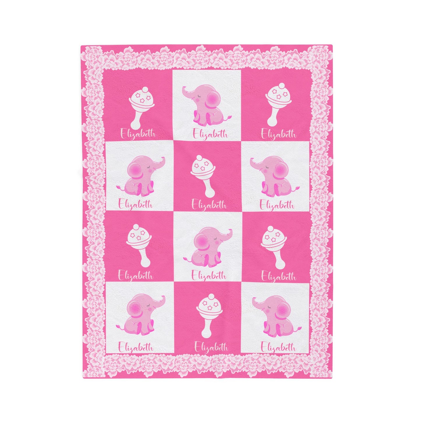 ''Lace Pattern''  Baby Blanket