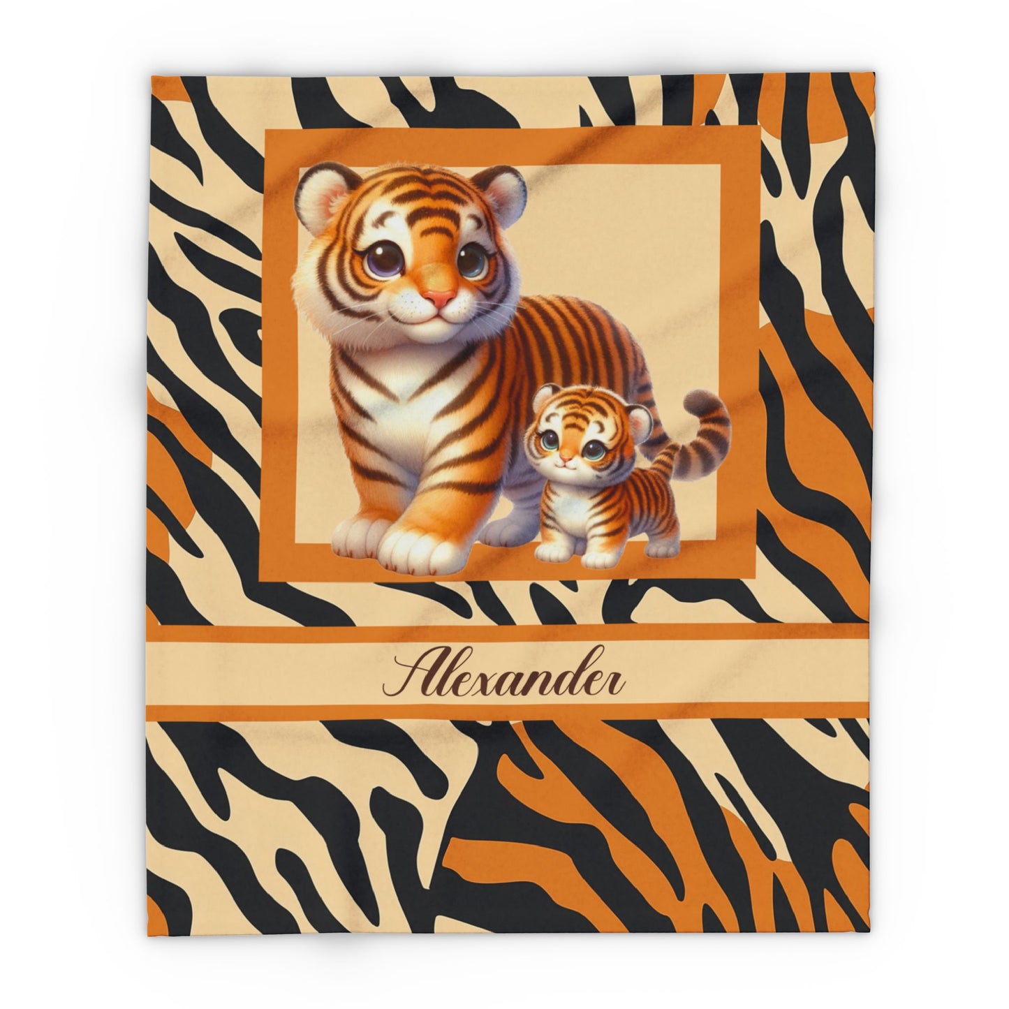 Animals Name Boy Minky Blanket