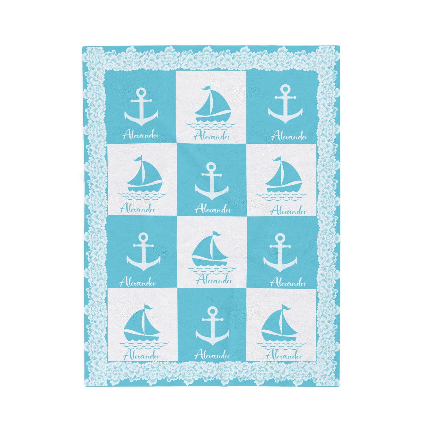 ''Lace Pattern''  Baby Blanket