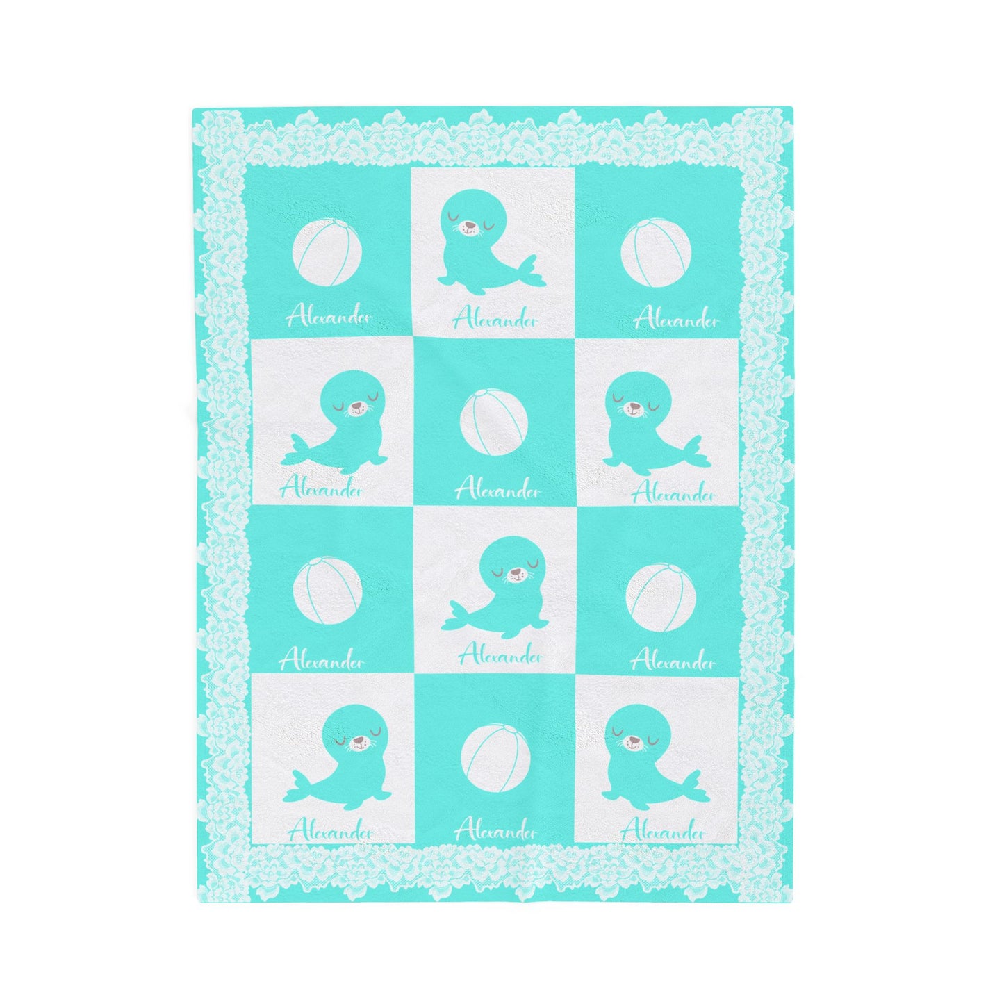 ''Lace Pattern''  Baby Blanket