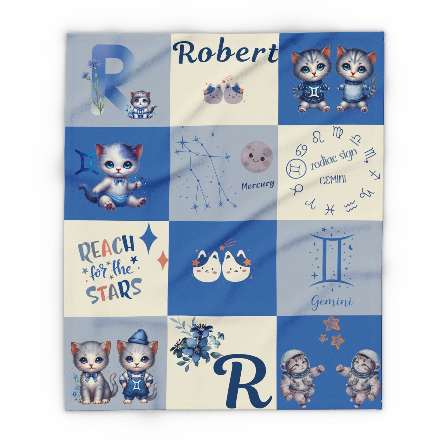 Zodiac Gemini Boy Blanket