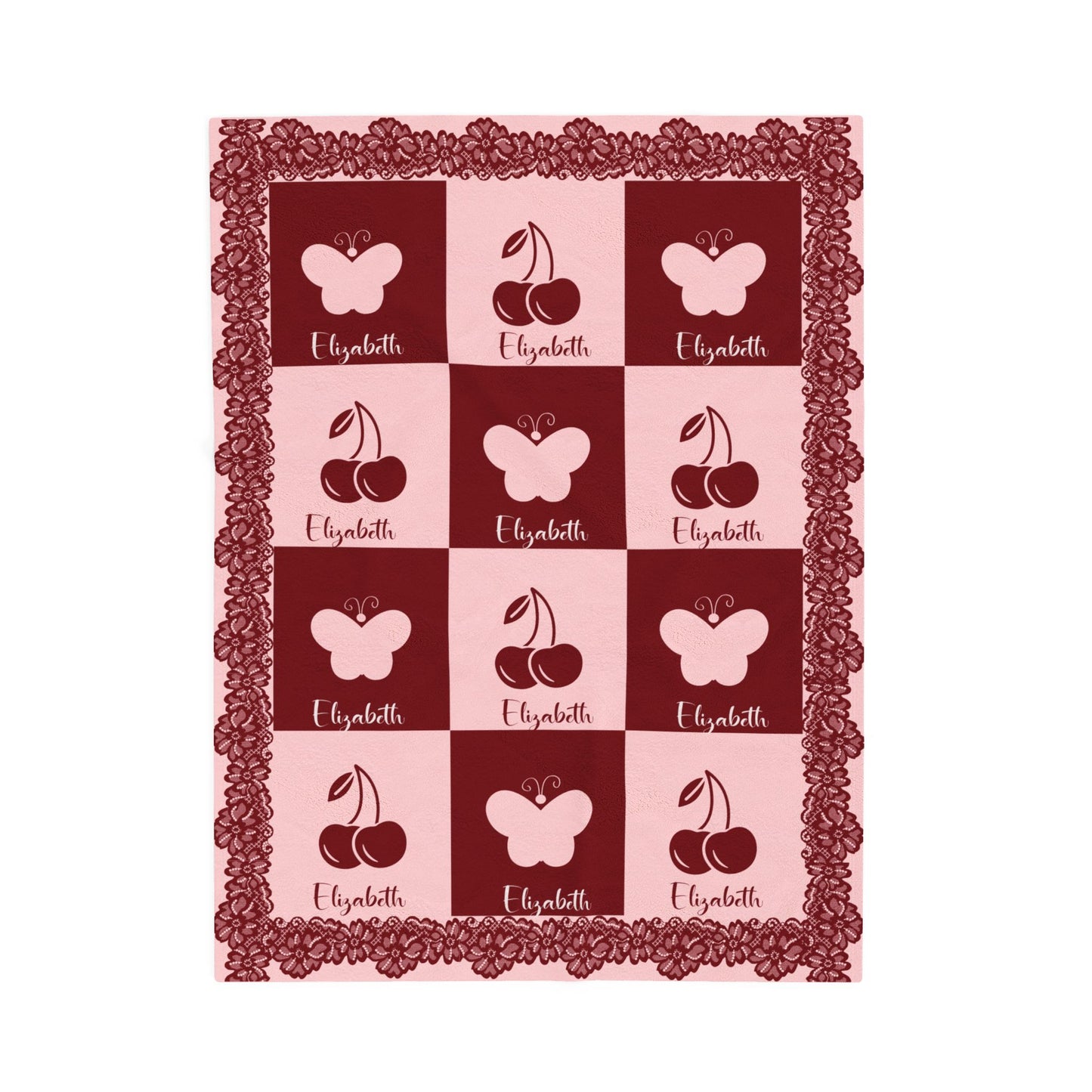 ''Lace Pattern''  Baby Blanket