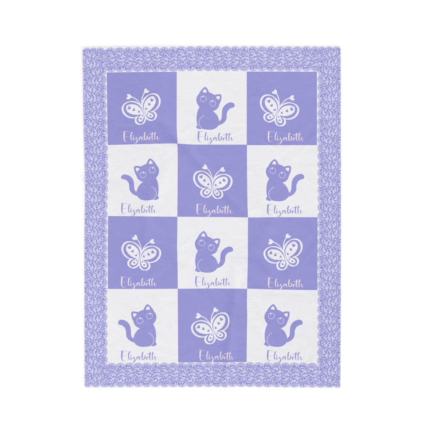 ''Lace Pattern''  Baby Blanket