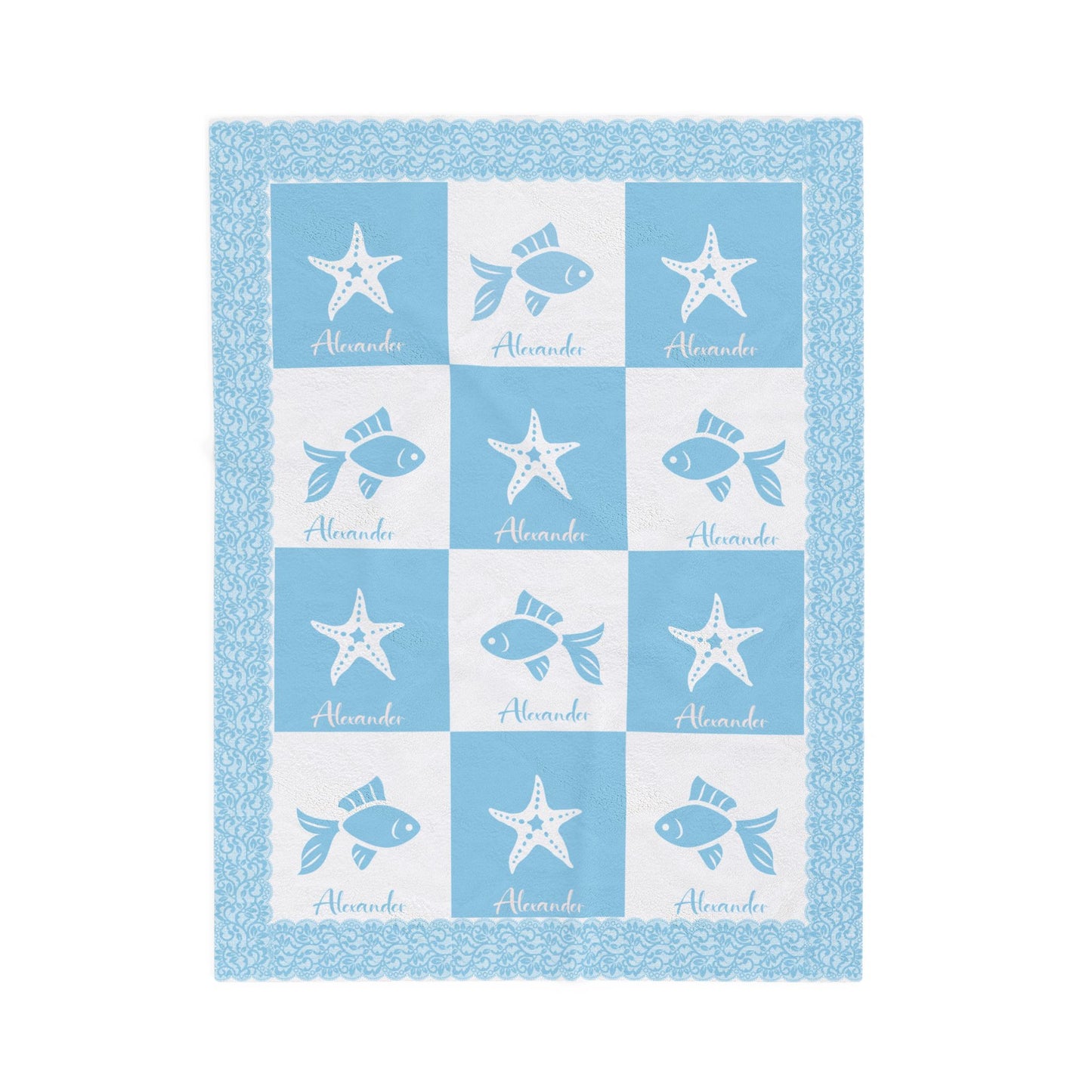 ''Lace Pattern''  Baby Blanket