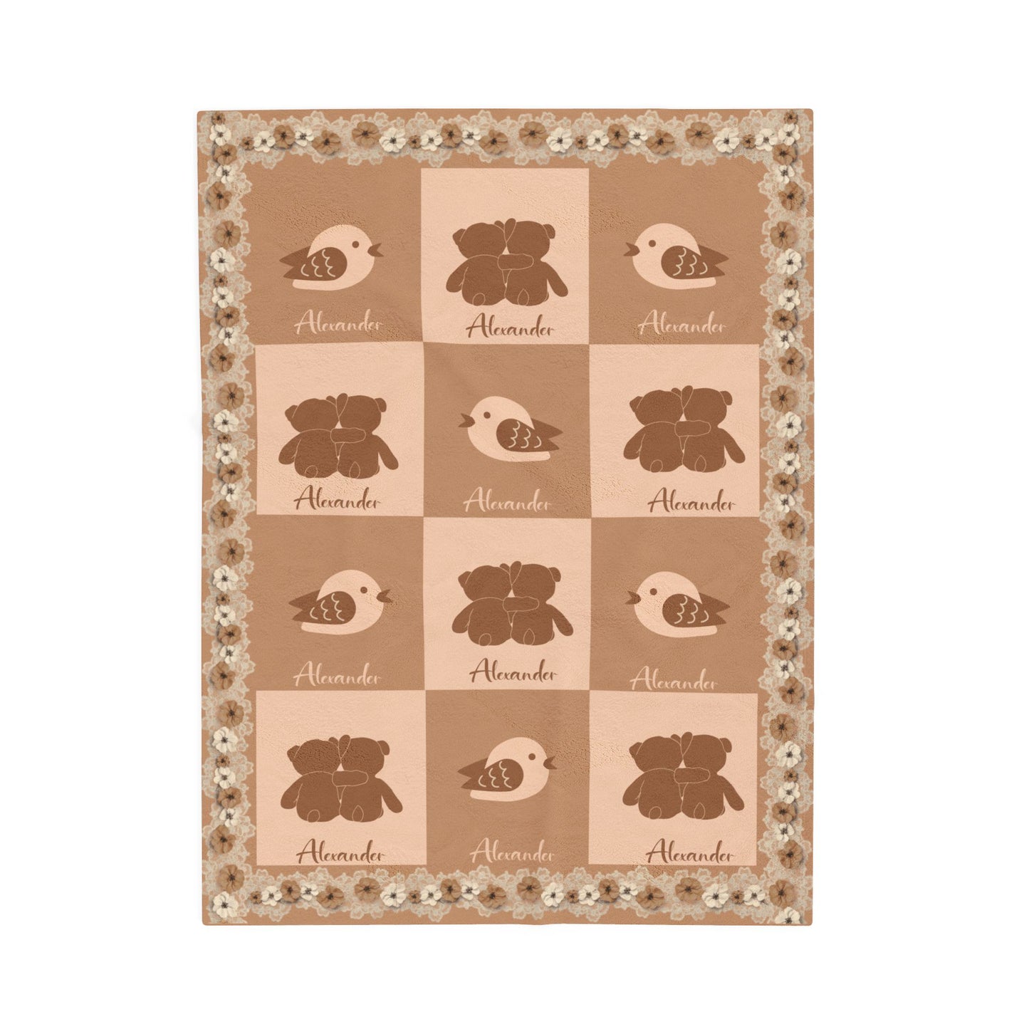 ''Lace Pattern"'  Baby Blanket