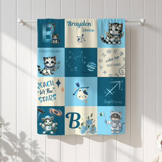 Zodiac Sagittarius Boy Blanket
